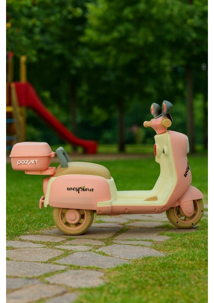 Wespina 3tekerli Akülü Motor Müzik Çalarlı Uzaktan KUMANDALI50KILO Kapasiteli fırsatları