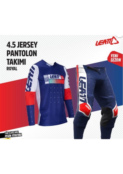Pantlon Takımı Jersey Leatt Lacivert Beyaz