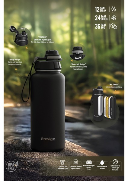 1 Hand Leak-Proof Sızdırmaz Çelik Termos 500 Ml Star Whıte St-220 fırsatları