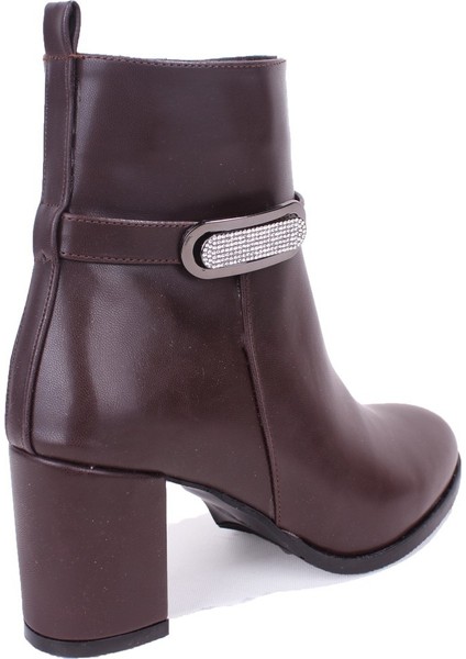 DZA07-7251759 Kahve Klasik Topuklu Kadın Bot fırsatları