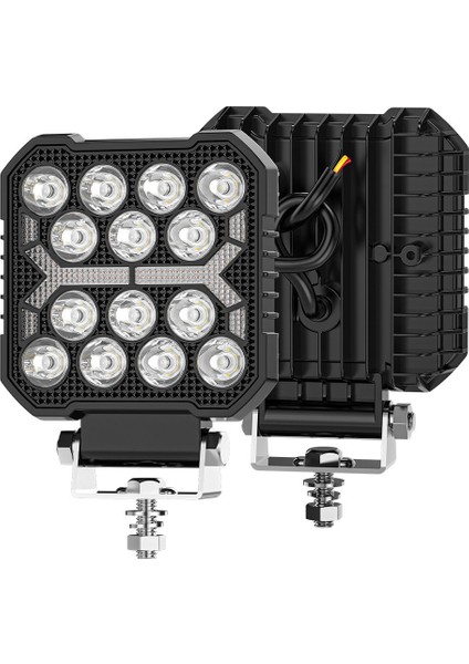 Oto Çalışma Lambası 4 Inç Selamlamalı Off Road LED Işık Sis Farı ve Projektör LED Işık 12/24V fırsatları