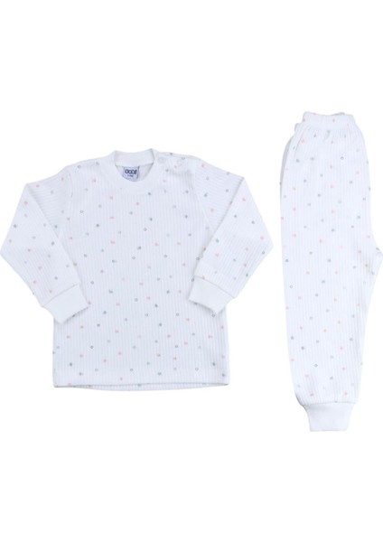 Nokta Çiçek Pijama Takım 9154