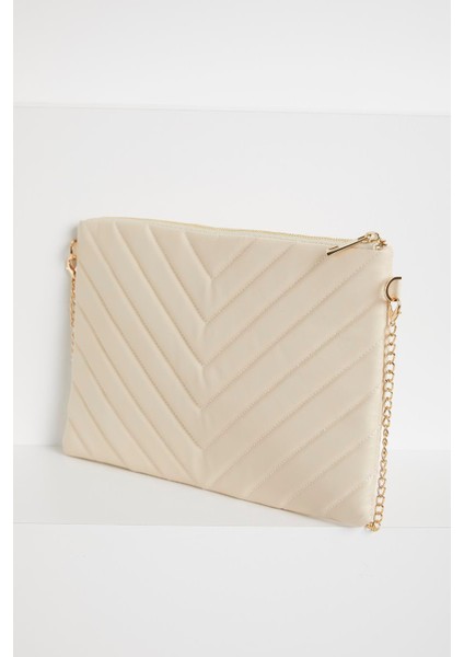 Baklava Desenli Cüzdan Çanta-Bej ARM143 fiyatları