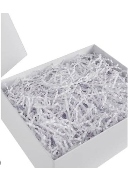 Beyaz 50 gr Kırpık Kağıt, Z Zigzag, Süs Hediye Kutu Dolgu Kağıt Kırpık Kutu Içi Süsleme fiyatları
