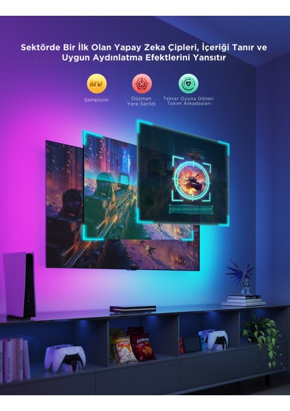 Aı Sync Box Kit 2 27-34 Inç Gaming Monitör Arkası Aydınlatma - H6603311