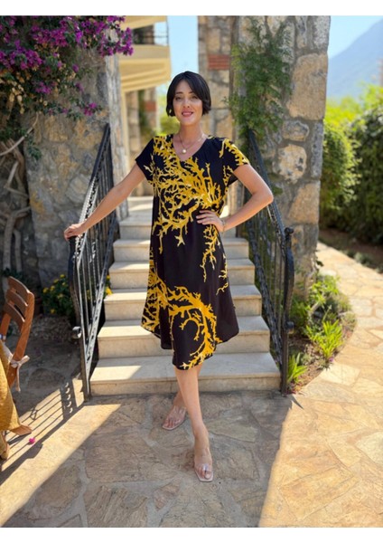 FT179003 Viskon Fethiye Elbise fiyatları