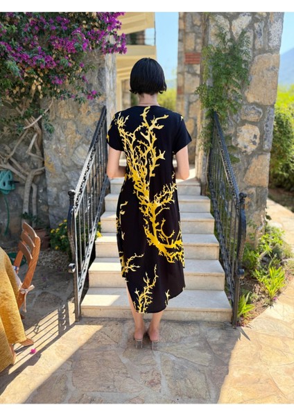 FT179003 Viskon Fethiye Elbise