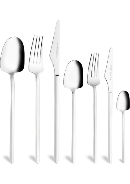 Destrier 84 Parça 12 Kişilik Kutulu Çatal Kaşık Bıçak Takımı modelleri