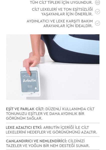 On Arbutin Mask - Arbutin Özlü Yüz Maskesi 20'li fırsatları