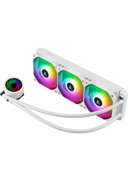 Bevere 360MM Argb Beyaz Sıvı Soğutucu fırsatları