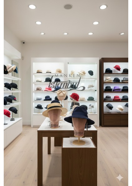 Bayan Kumaş Kaplı Polyester Kafa Mankeni Aksesuar Mankeni Şapka Mankeni Peruk Mankeni modelleri