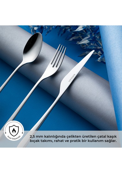 Bello 18 Parça 6 Kişilik Tatlı Çatal Kaşık Bıçak Seti fiyatları