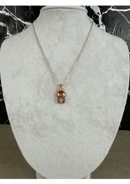 Labubu Paslanmaz Çelik Kolye