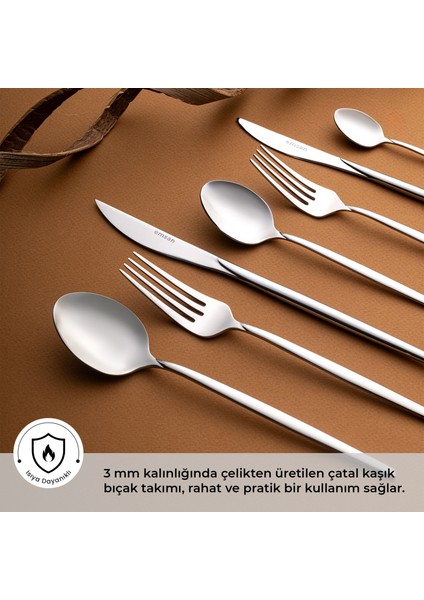 Alya 84 Parça 12 Kişilik Çatal Kaşık Bıçak Takımı Lüks Kutulu fiyatları