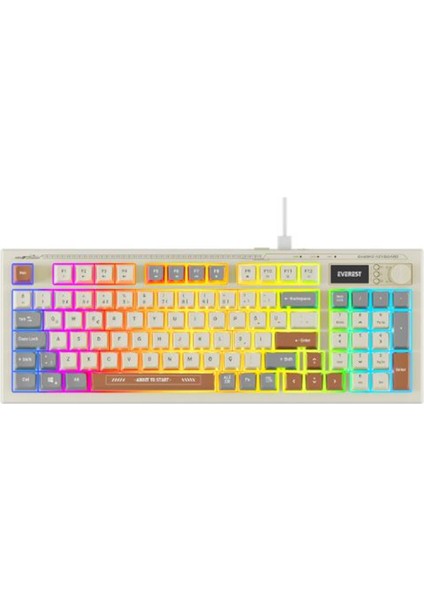 Kb-79 Sılent Pro Gri-Gri Mavi-Kahve Sessiz Rgb Q Membrane Oyuncu Klavyesi modelleri