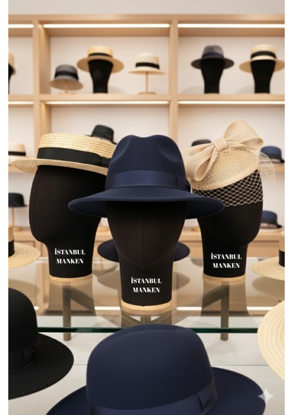 Bayan Kumaş Kaplı Polyester Kafa Mankeni Aksesuar Mankeni Şapka Mankeni Peruk Mankeni fiyatları