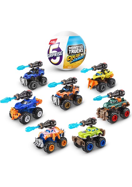 Monster Trucks Color Change S3 Sürpriz Paket