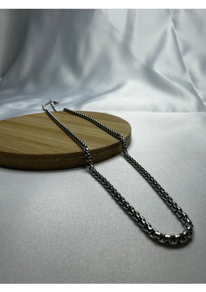 Paslanmaz Çelik Zincir Kolye Unisex
