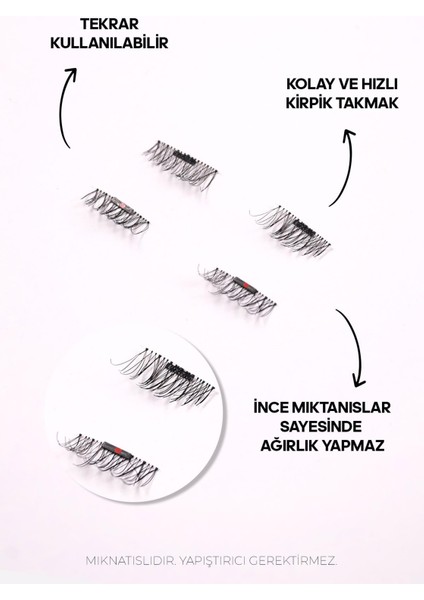 Magnetic Eyes Mıknatıslı Kirpik Orta Yoğun