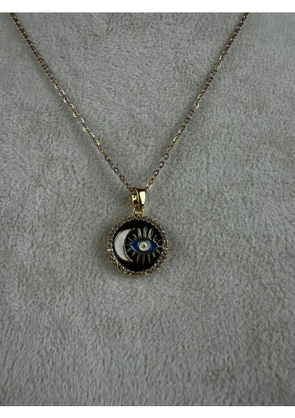 Ay ve Yıldız Figürlü Çelik Kolye fiyatları