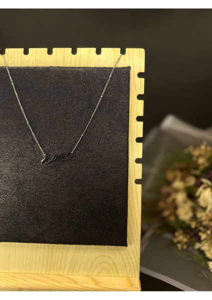 Atatürk Imza Paslanmaz Çelik Kolye