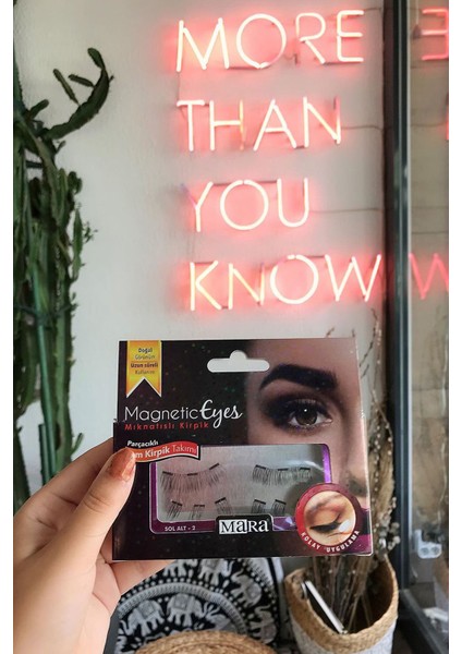 Mıknatıslı Tam Kirpik Takımı Parçalı modelleri