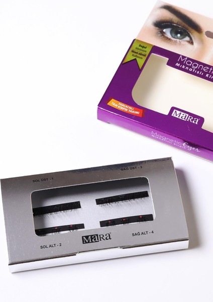 Mıknatıslı Tam Kirpik Takımı Parçalı