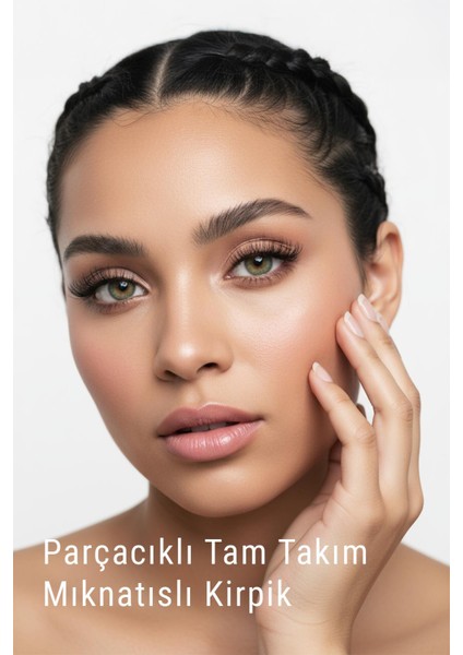Mıknatıslı Tam Kirpik Takımı Parçalı