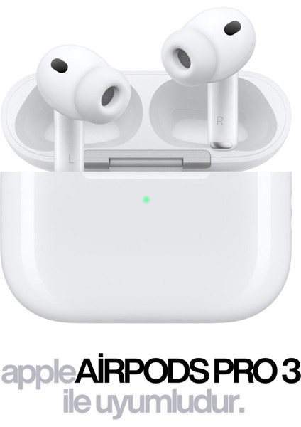 Apple Airpods Pro 3.nesil ile Uyumlu Esnek Silikon Koruyucu Kılıf + Askı Aparatı fırsatları