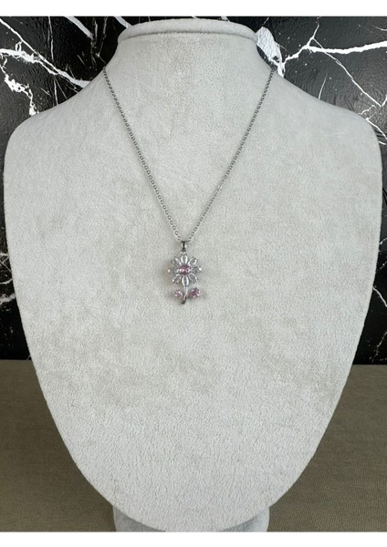 Papatya Çelik Kolye