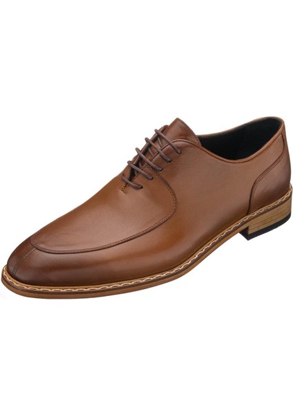 GS1905 Taba Deri Vip Serisi Klasik Erkek Kundura Rahat Şık Kalıp