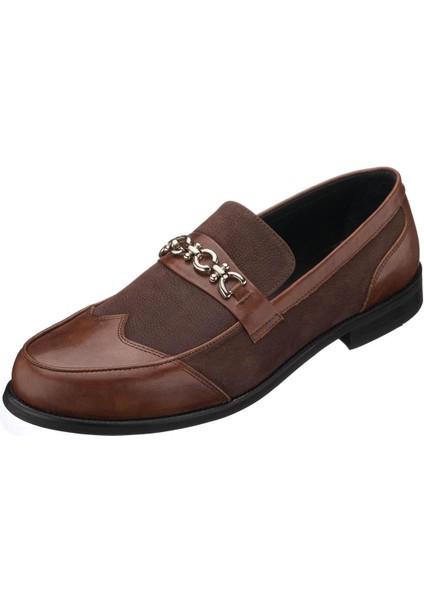 TR1071 Kahve Deri Özel Seri El Işçiliği Rahat Şık Tasarım Premium Serisi
