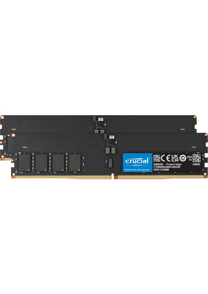 128GB (2X64GB) 6400MHZ Ddr5 CT2K64G64C52CU5