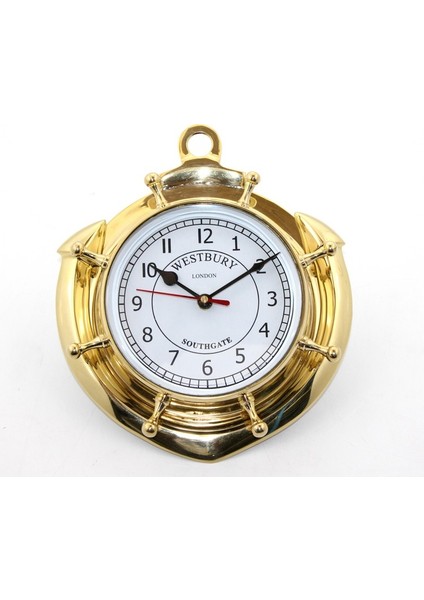 Pirinç Çapalı Duvar Saati