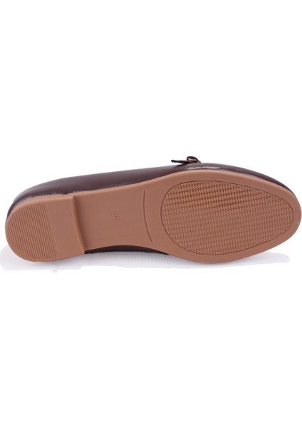 DZA07-108526454 Kahve Günlük Babet Kadın Ayakkabı fırsatları