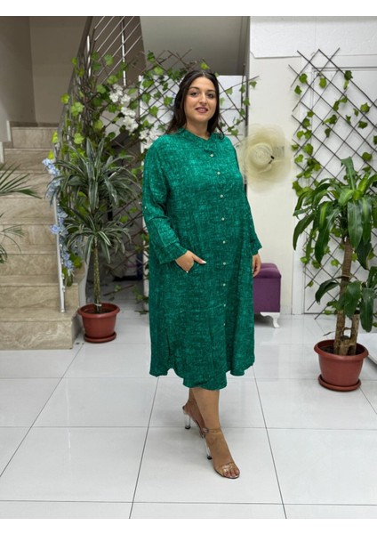 YS81005 Viskon Yasemin Elbise fiyatları