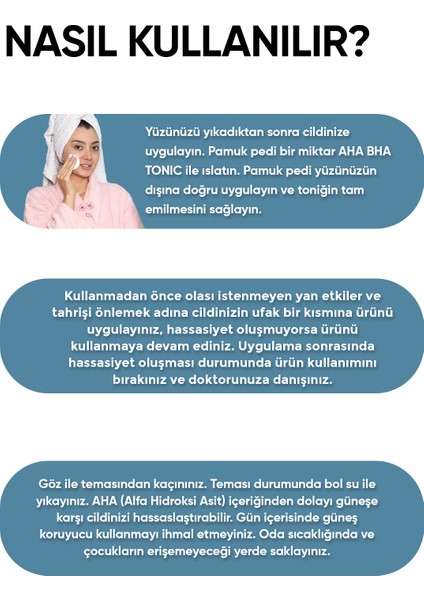 Smoothing AHA BHA Toner 200 ml Cilt Bakımı için Gözenek Sıkılaştırıcı Etki fırsatları