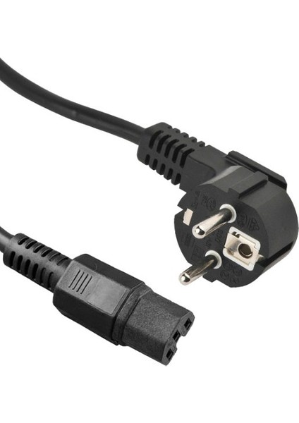 Beek Güç Kablosu, Schuko C15, 1.80 Metre, 10A 250V, H05VV F0.75*3&lt;br&gt; beek SCHUKO-C15 Power Cable 1.8m, H05VV-F 3*0.75MM2