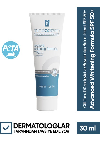Mıneaderm Advanced Whitening Formula Spf50+ 30 Ml