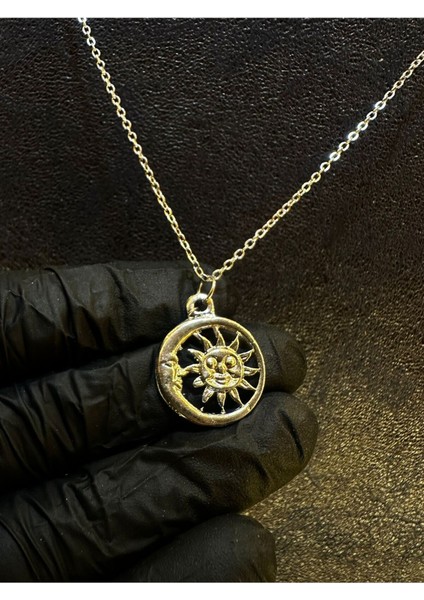 Güneş ve Ay Çelik Kolye modelleri