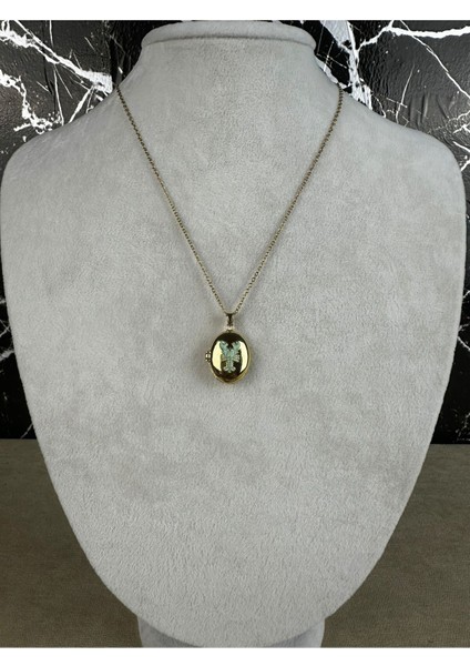 Paslanmaz Çelik Kapaklı Alya Kolye