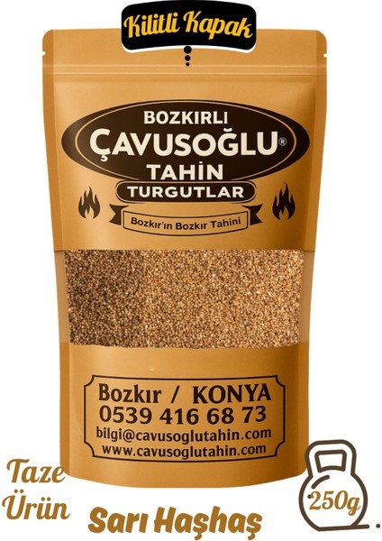 Sarı Haşhaş 250 Gr(Afyon Bölgesi)