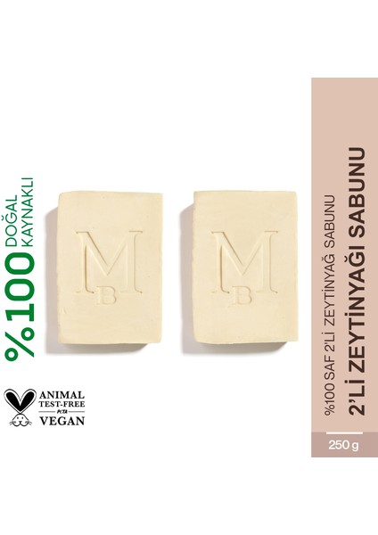 Zeytinyağ Sabunu 2 x 250 gr