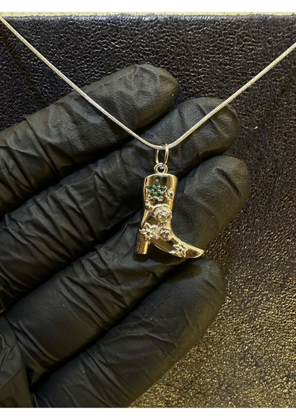 Kovboy Çizmesi Çelik Kolye