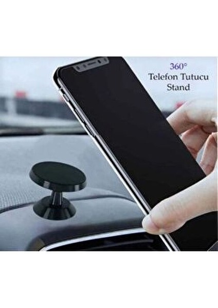 Manyetik Telefon Tutucu Kaymaz Silikon 360° Döner Başlık modelleri