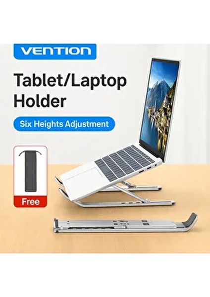 Alüminyum Laptop ve Tablet Standı Şık Tasarım 360 Derece Dönme Özelliği modelleri