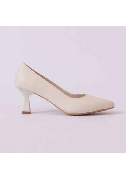 Hakiki Deri Topuklu Kadın Ayakkabısı 25NE784 fiyatları
