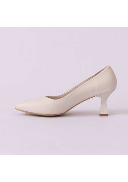 Hakiki Deri Topuklu Kadın Ayakkabısı 25NE784 modelleri