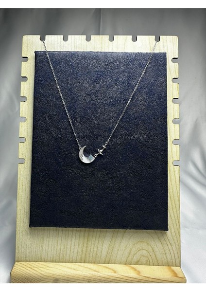 Paslanmaz Çelik Hilal Kolye