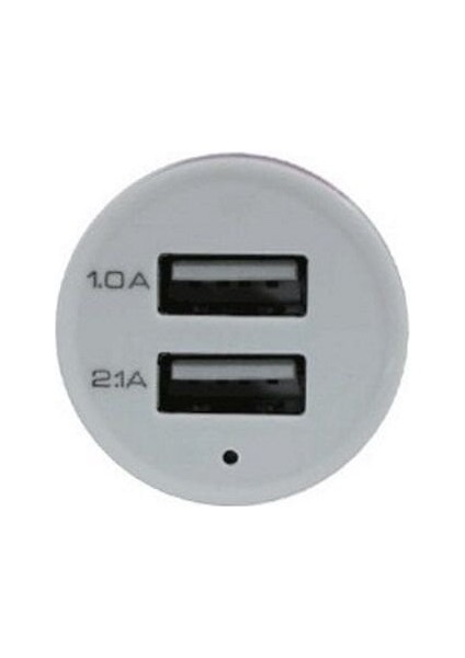 Çift USB Girişli 2.1 Amp Araç Çakmak Soketi